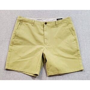 Bonobos‎ Men's Green Standard Chino Shorts, Casual, 7" Inseam Size 36
